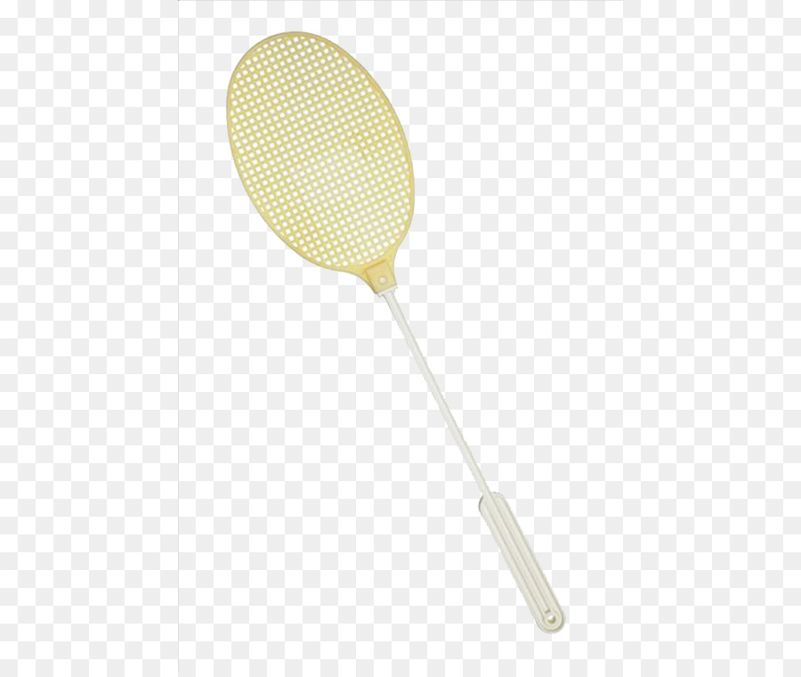 Giallo Materiale Racchetta Cucchiaio - Tennis mosche colpo