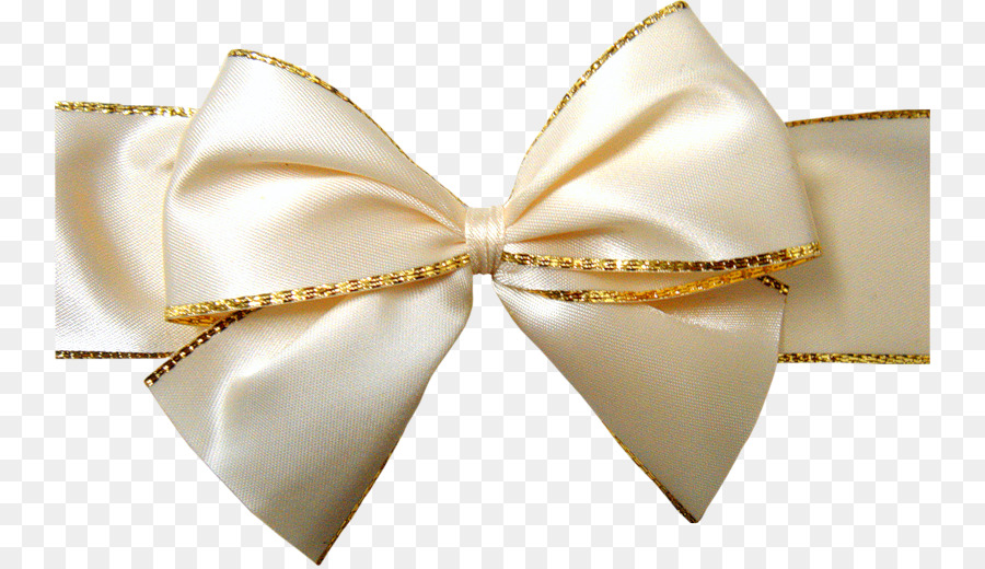Regalo di Natale Ribbon Bow tie - fiocco bianco