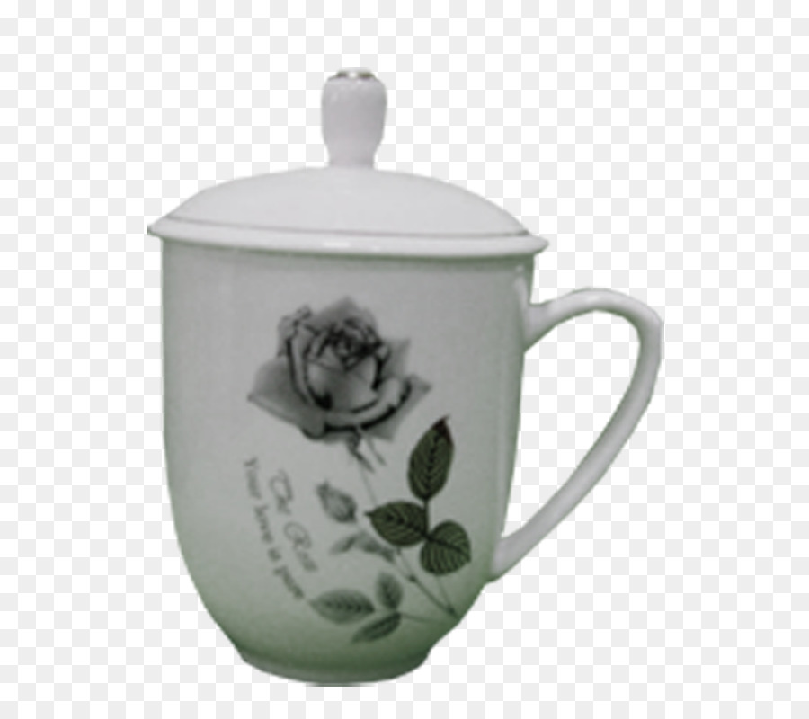 Kaffee-cup-Wasserkocher-Porzellan-Deckel-Tasse - cup