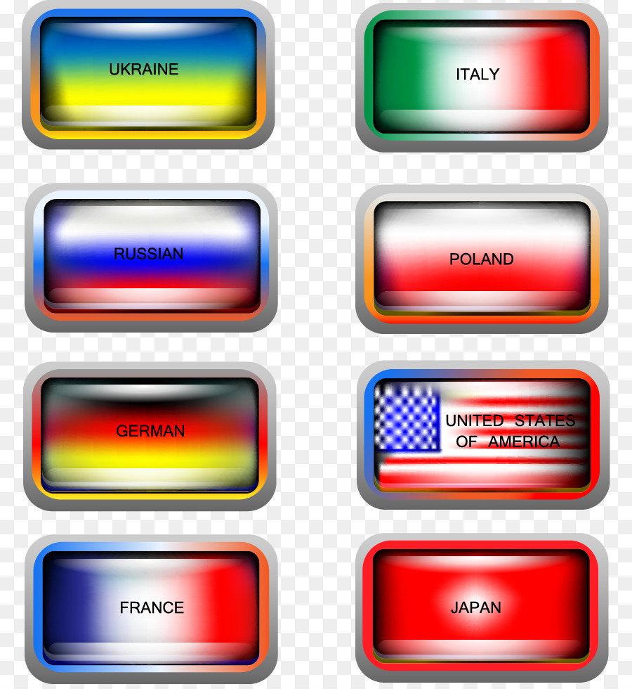 Pulsante Di Download - Vettore di pulsanti colorati
