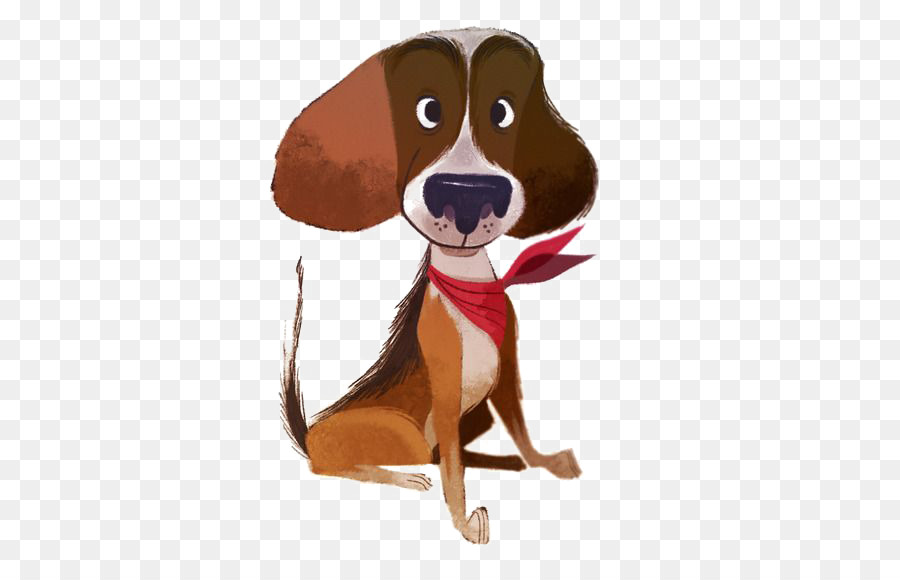 Hund Cartoon-Character design-Illustration - Haustier Hund