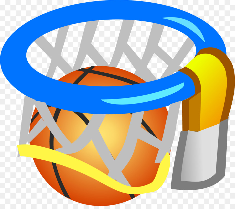 EuroLeague Basketball-Cartoon-Clip-art - Basketball stand auf einem basketball-court