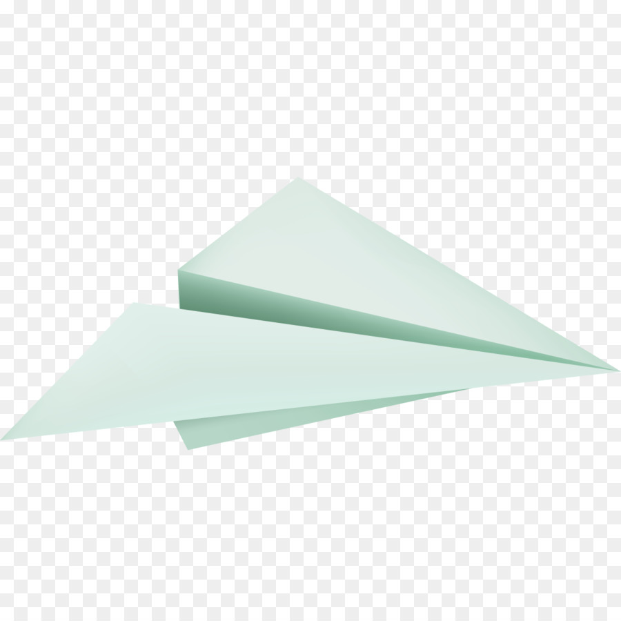 Giấy xanh Clip nghệ thuật - Ánh sáng màu xanh lá cây giấy máy bay mô hình trang trí
