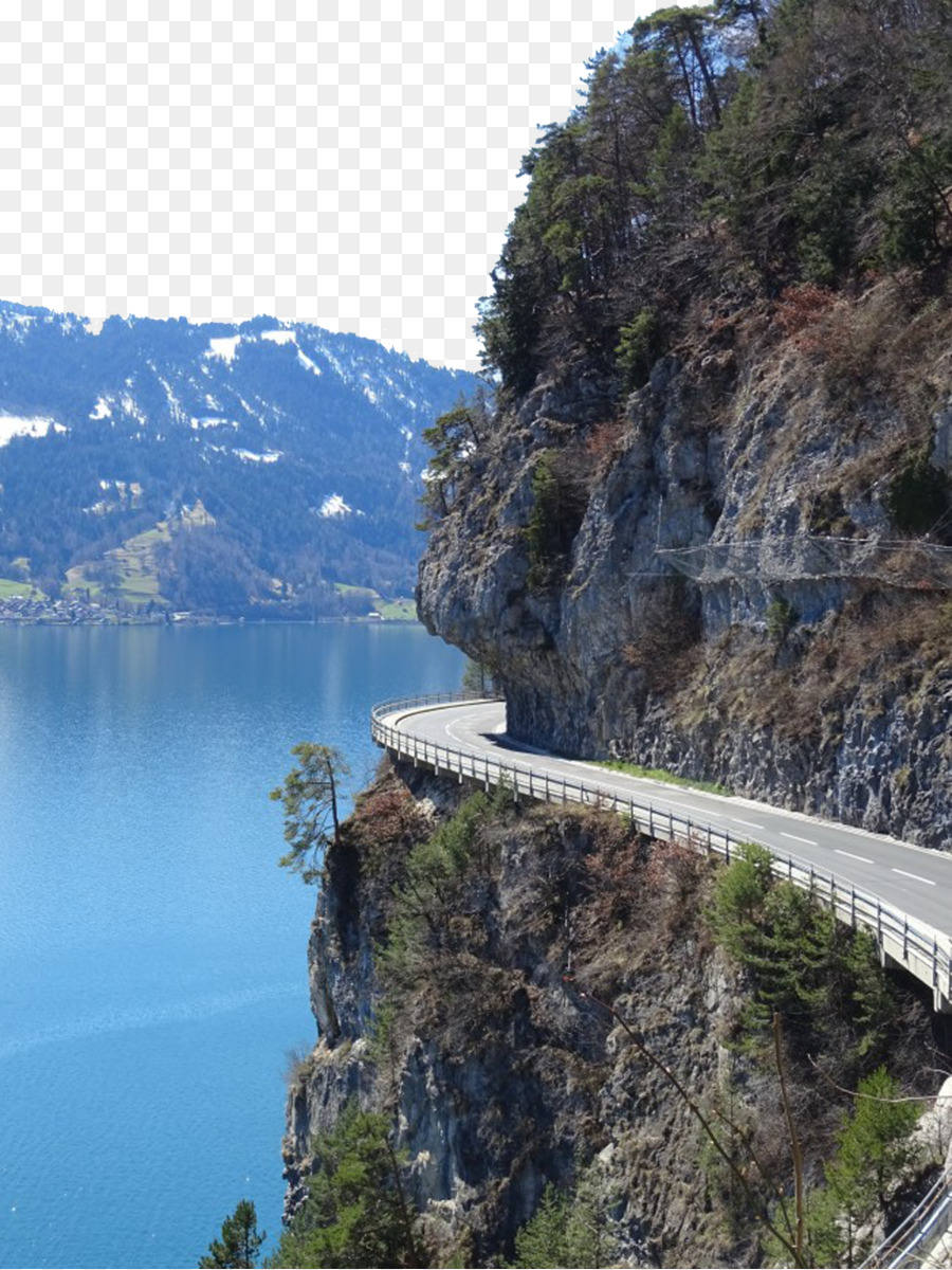 Alpen Autobahn-Straßen-Fotografie - Kurvenreiche Straße