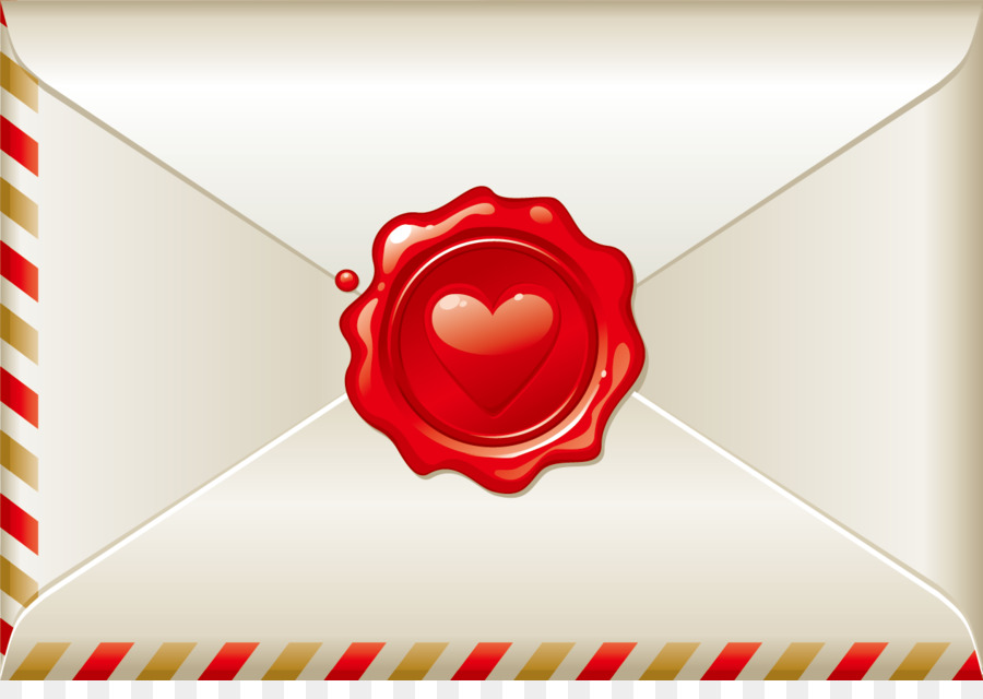 Valentines Tag Herz-Symbol - Umschläge Vektor-material png
