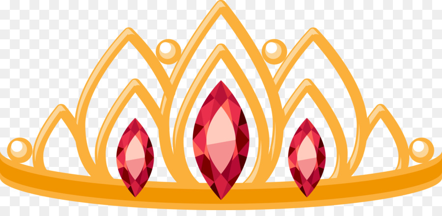 Corona Illustrazione - Rubino gioielli della corona