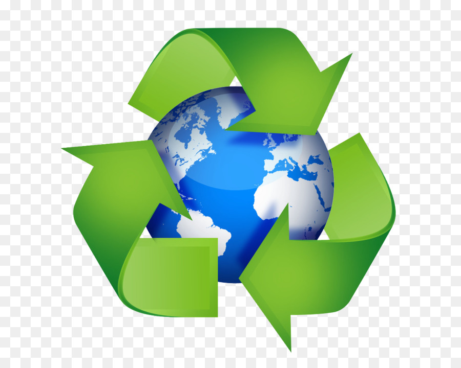 Recycling-symbol Nachhaltigkeit Müllvermeidung - Erde