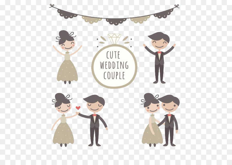 Wedding Couple Cartoon png download - 626*626 - Free Transparent Wedding  png Download. - CleanPNG / KissPNG