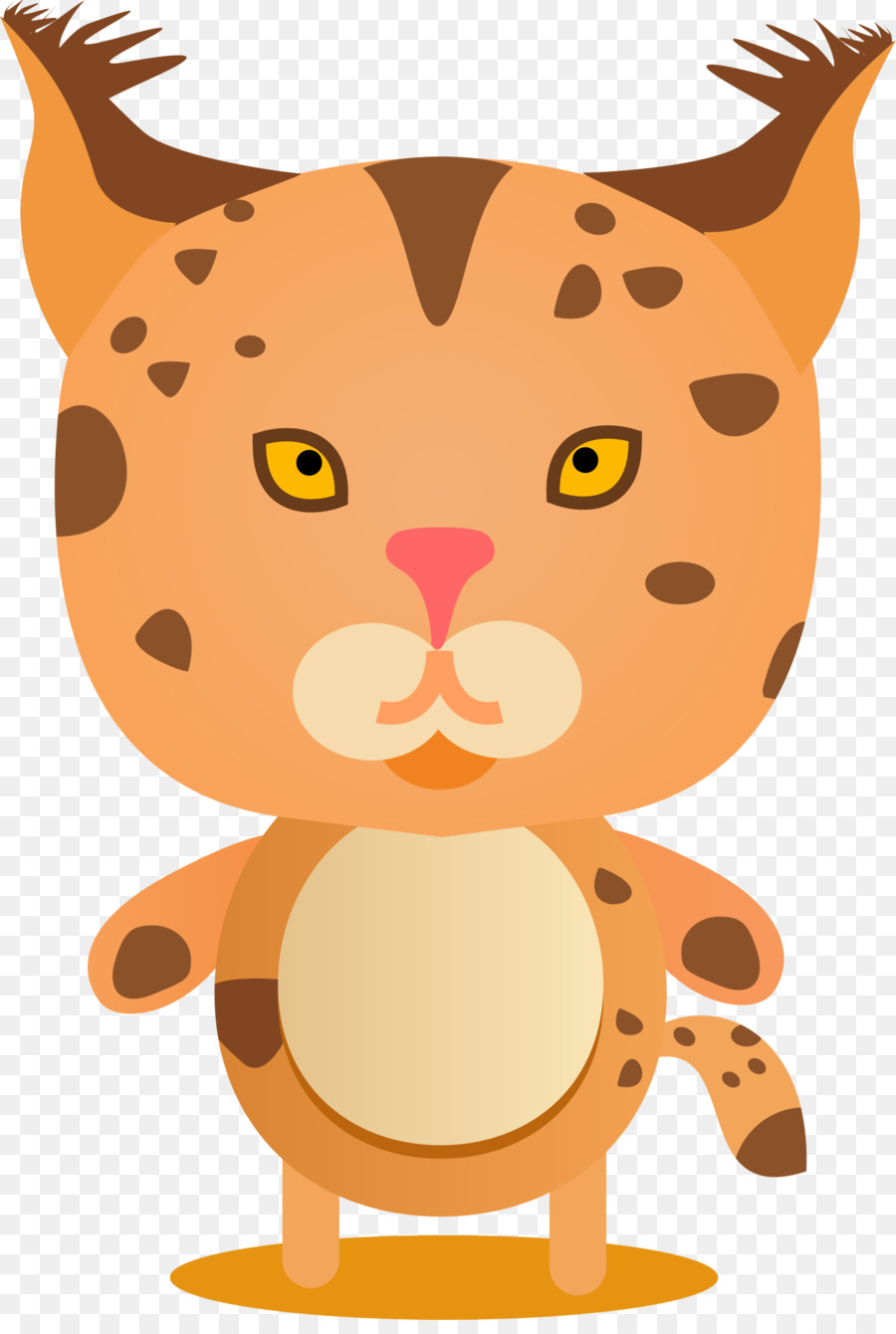 Gattino Baffi Della Tigre Gatto Leopardo - Caffè cartoon Leopard