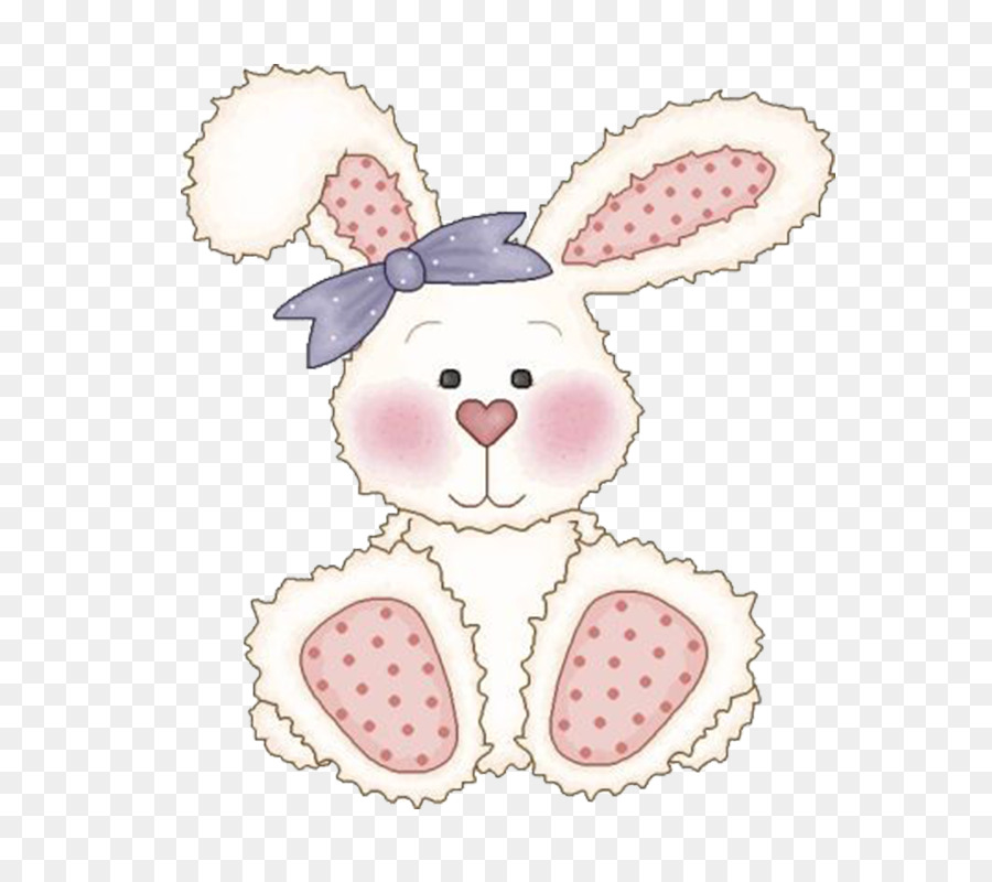 Easter Bunny Thỏ Trẻ sơ sinh Clip nghệ thuật - Thỏ Trắng