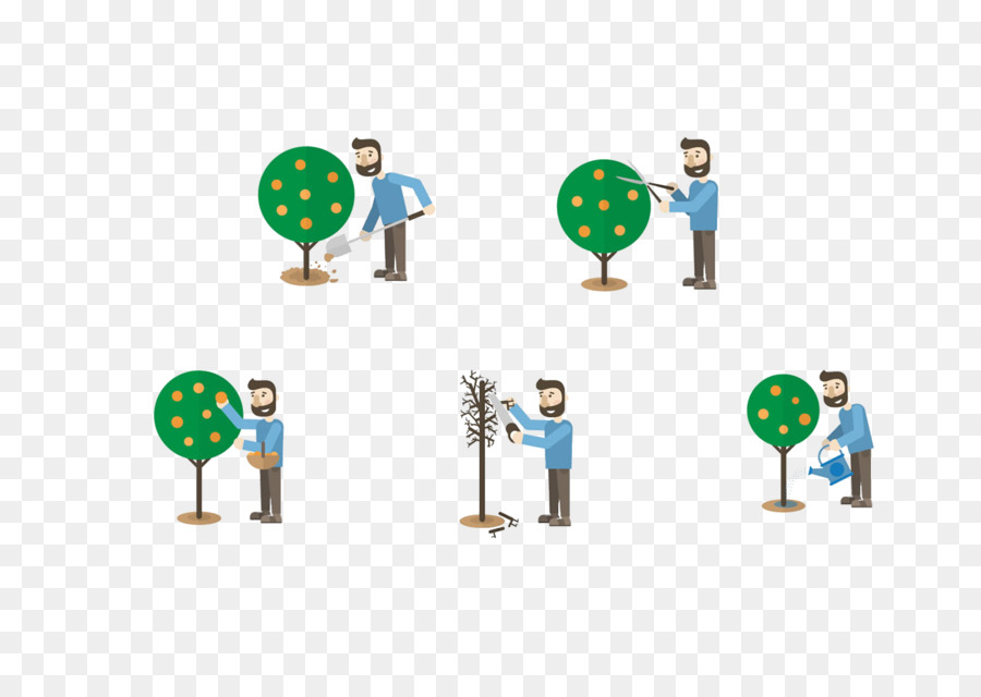 Baum-Symbol - cartoon Bäume