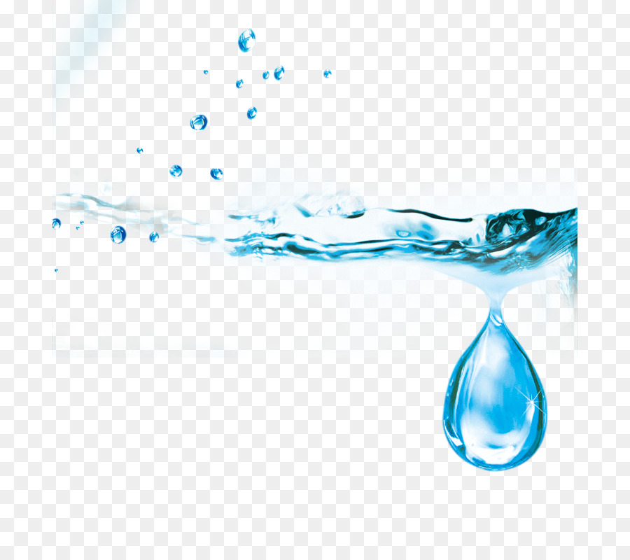Goccia Cosmetici Acqua Pubblicitari Modello - Blu goccia d'acqua