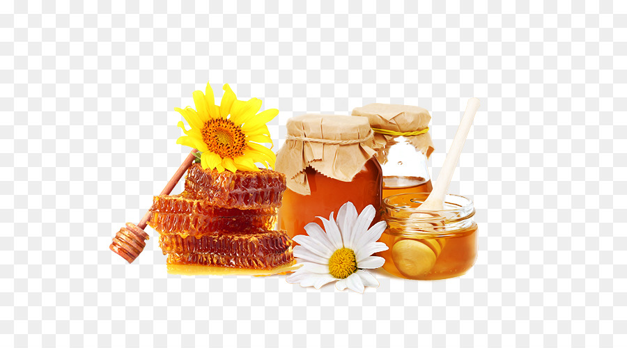 Honey bee Food Geschmack Honeycomb - Sonnenblumen-Honig-pull-material Frei