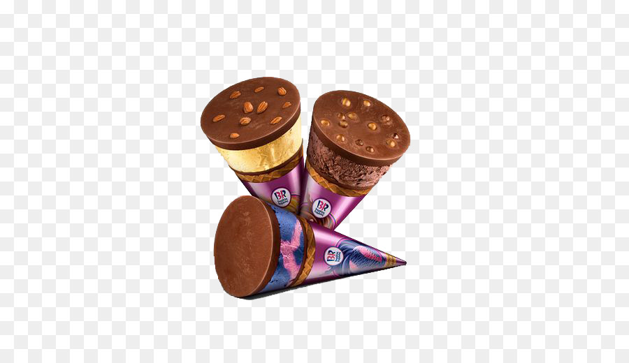 Eiscreme-Kegel-Indien-Schokolade-Eis - Schokoladen Zapfen