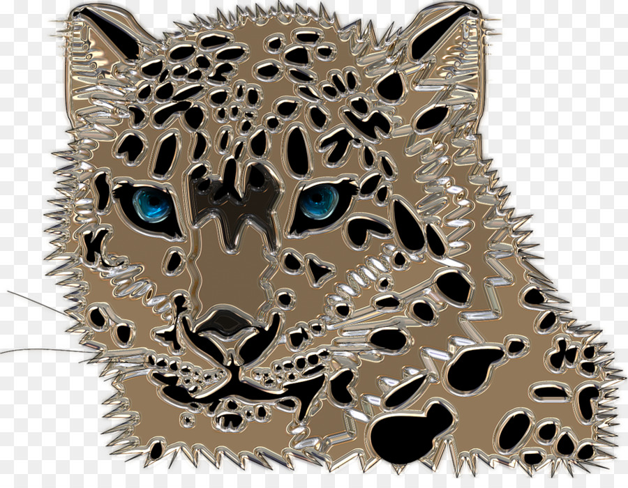 Leopardo dell'Amur Felidae Cheetah Snow leopard Clip art - Snow Leopard Vetro