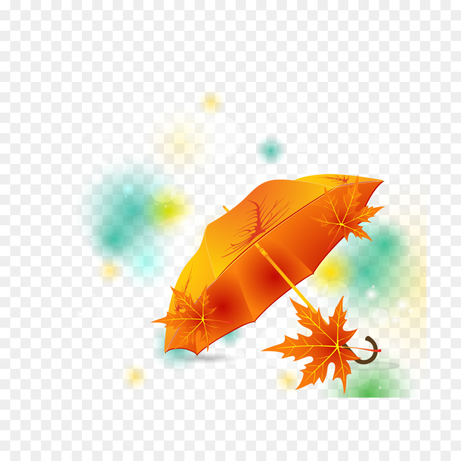 Gold - Frei-pull-Vektor-Regenschirm