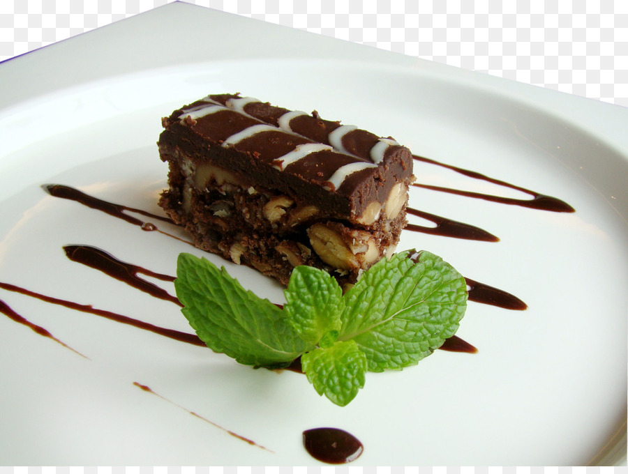 Schokoladen-brownie mit europäischer Küche Schokolade, Kuchen, Blätterteig - Schokoladenkuchen