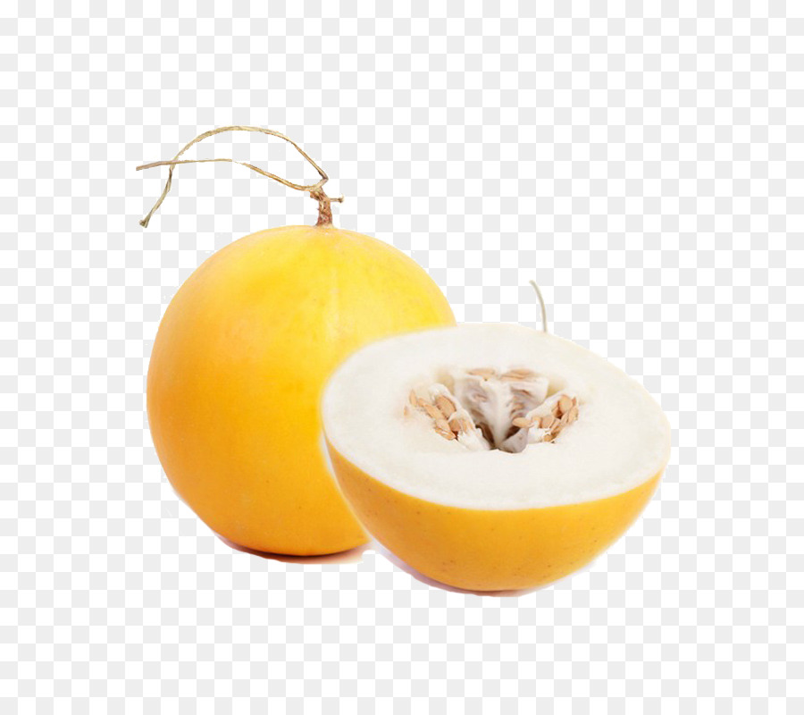Melone Kanarische Melone, die Hami-Melone - Cut gelbe Melone