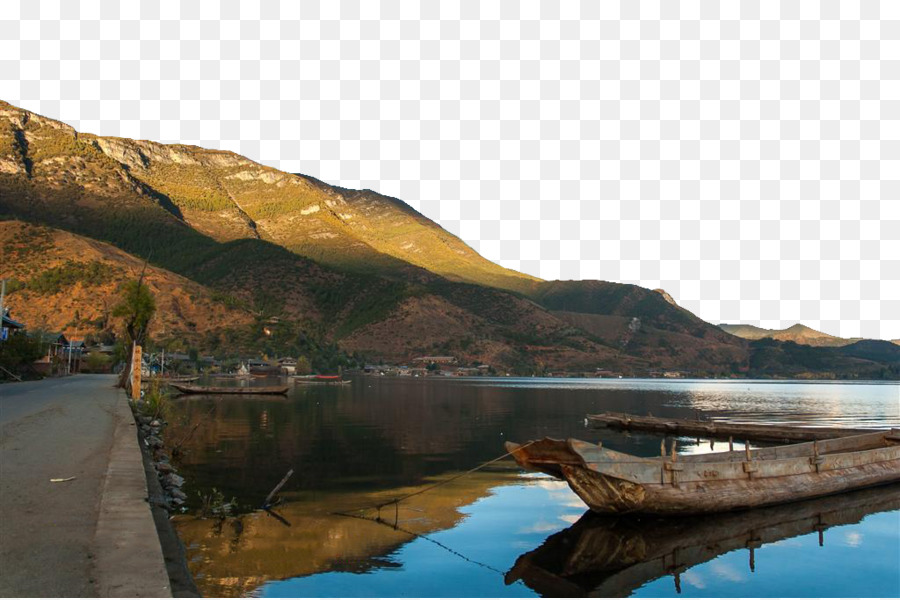 Lugu See Loch Fjord - Lugu See, Fluss, Herbst reizvolle Landschaft