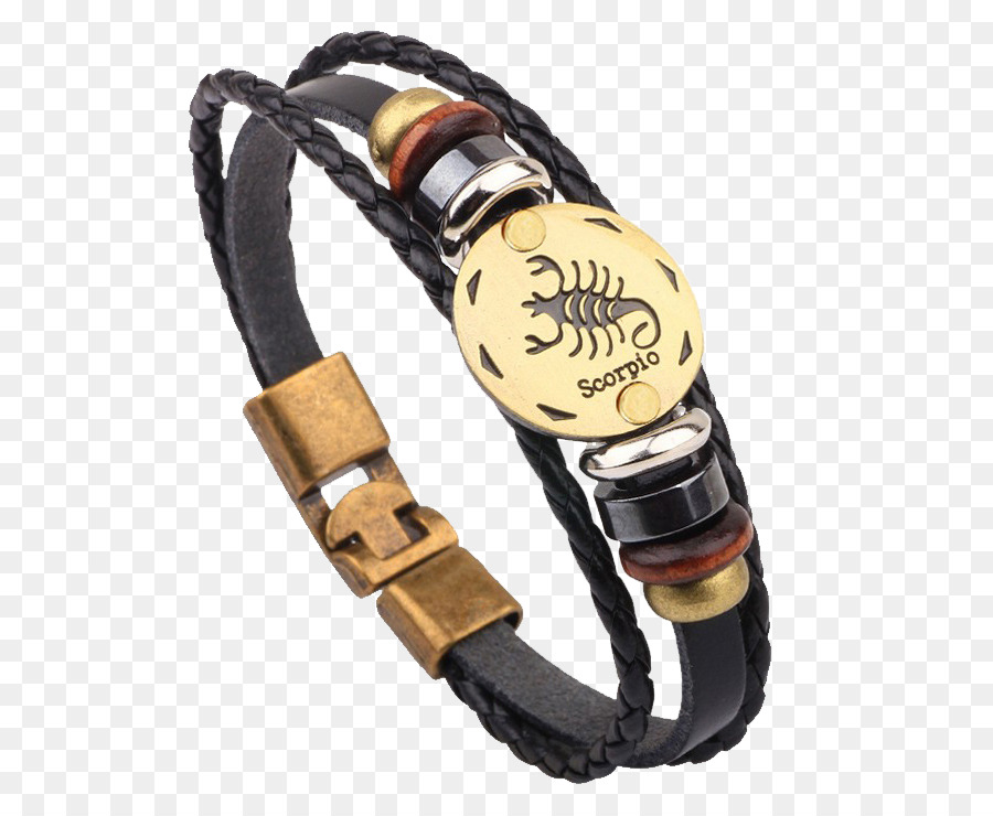 Braccialetto di cuoio del braccialetto di Incanto - Creative Scorpion Bracciale