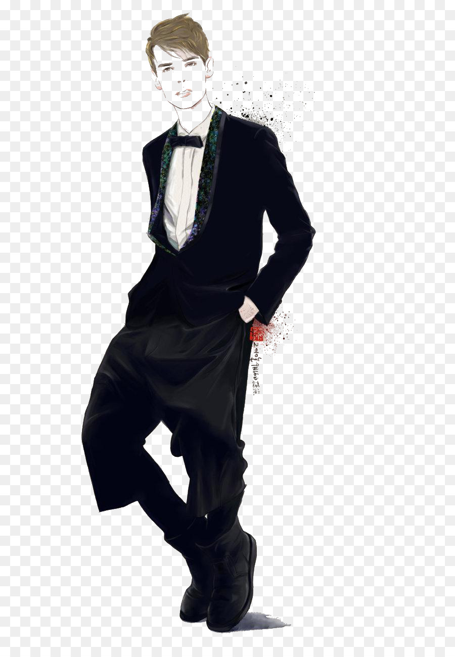Tuxedo Männlichen Fashion-Fotografie Formelle Kleidung - Anzug