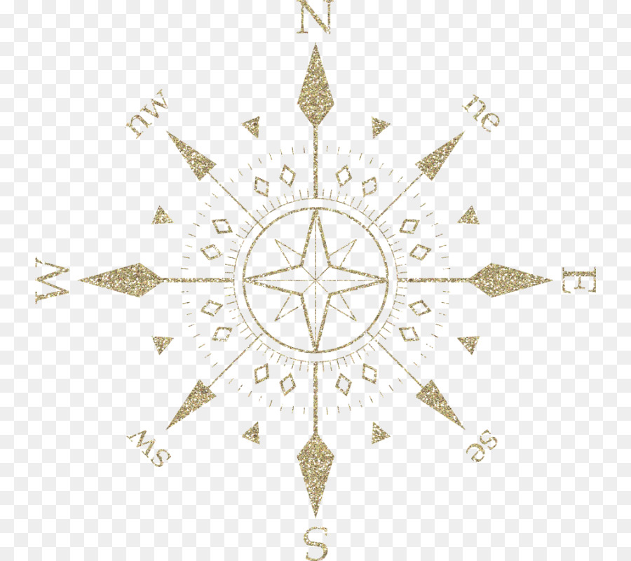 Kompass Diamond Königreich Königreich Tattoo - Kompass