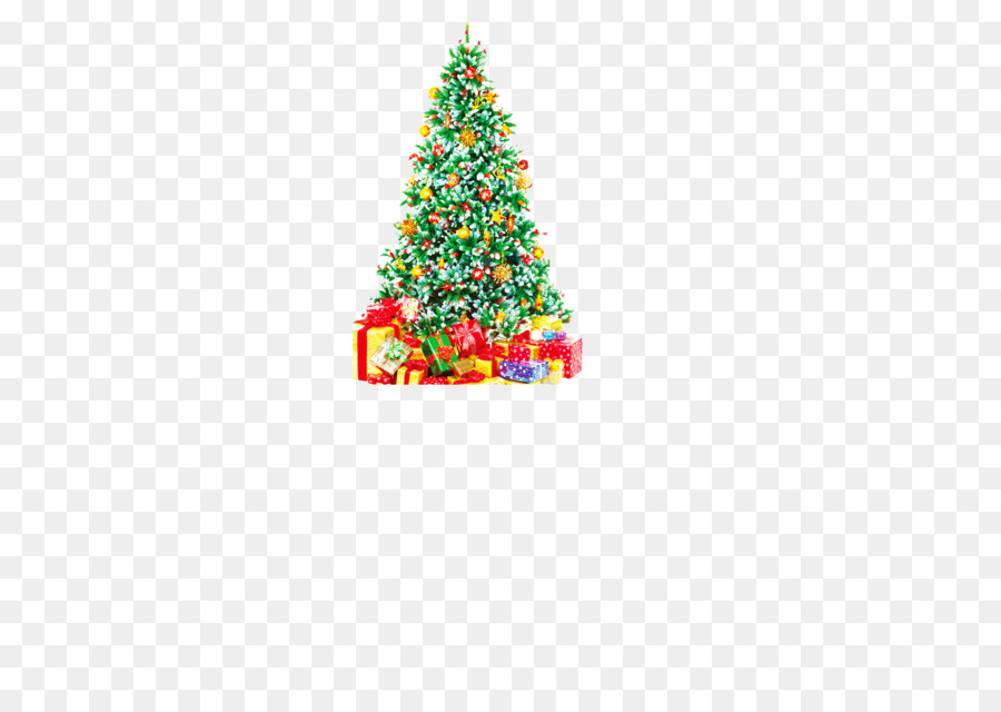 Santa Claus Christmas tree - Weihnachtsbaum-Vektor