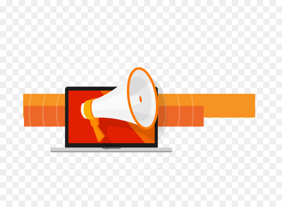 Digital marketing Influencer-marketing-Business-Werbung - Laptop und Lautsprecher