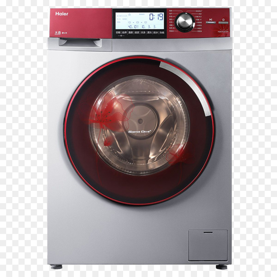 Waschmaschine Haier Trockner Haushaltsgerät, Wäscherei - Haier Waschmaschine Dekorative design-in-Art material