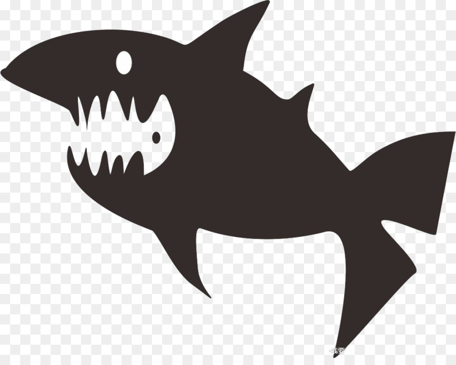 Shark Silhouette Scaricare - Silhouette di squalo