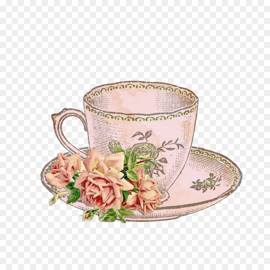 Tea-party-Teetasse Teekanne Clip art - Becher