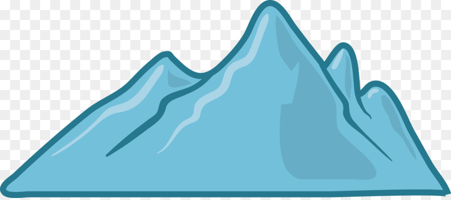 Skalierbare Vektorgrafik Clip Art - Einfache Berg-Symbol