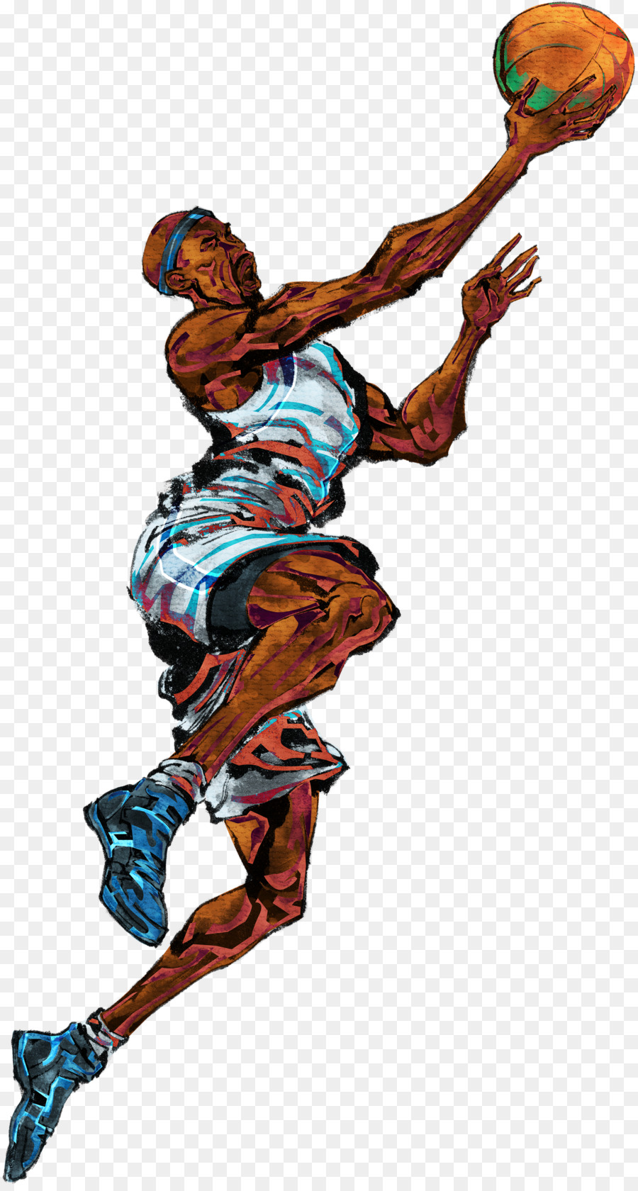Bức tranh bóng Rổ người chơi thể Thao Nền - Vẽ tay chơi bóng rổ liệu png  tải về - Miễn phí trong suốt Nhân Vật Hư Cấu png Tải về.