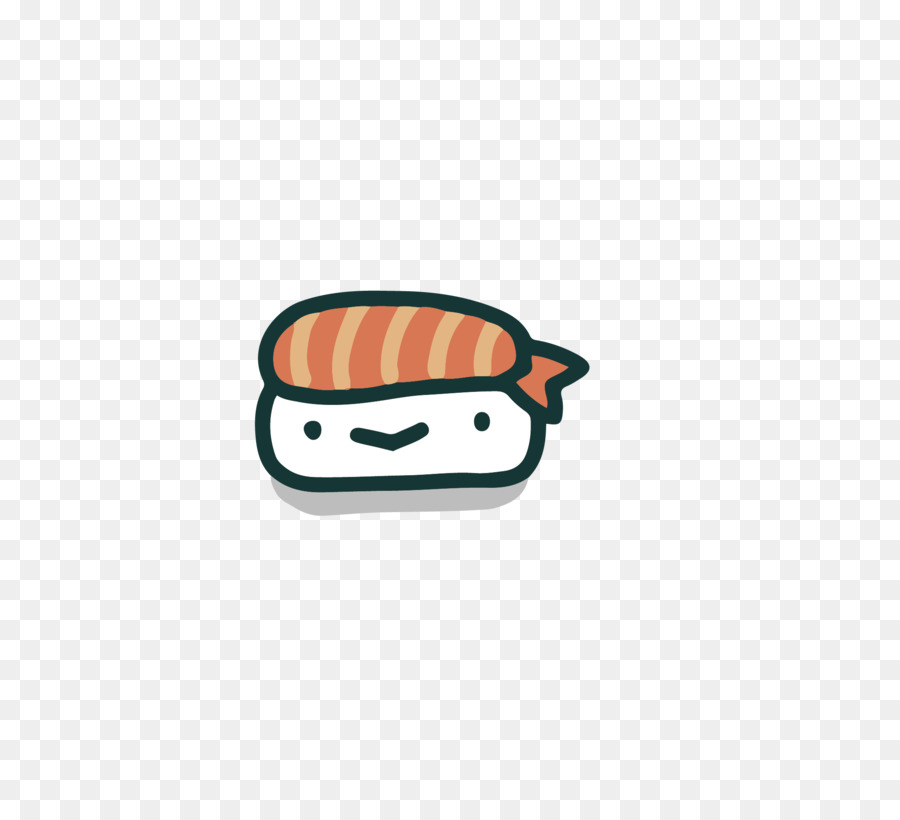 Sushi-Japanische Küche Onigiri - Lächeln Lachs sushi
