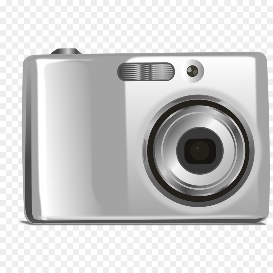 Spiegellose Wechselobjektiv-Kamera Fotografie - Vektor-Grau Kamera