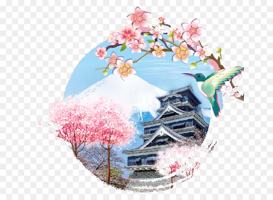 Download Refreshing and Elegant - Japanese Cherry Blossom Art