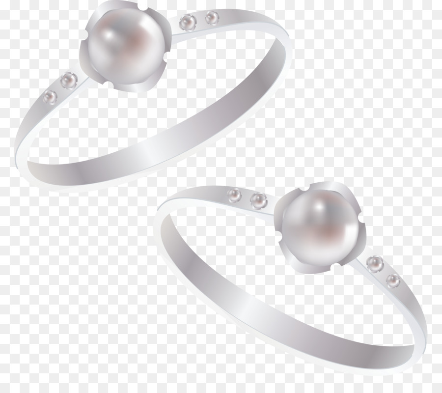 Anello Clip art - Due anelli di diamanti
