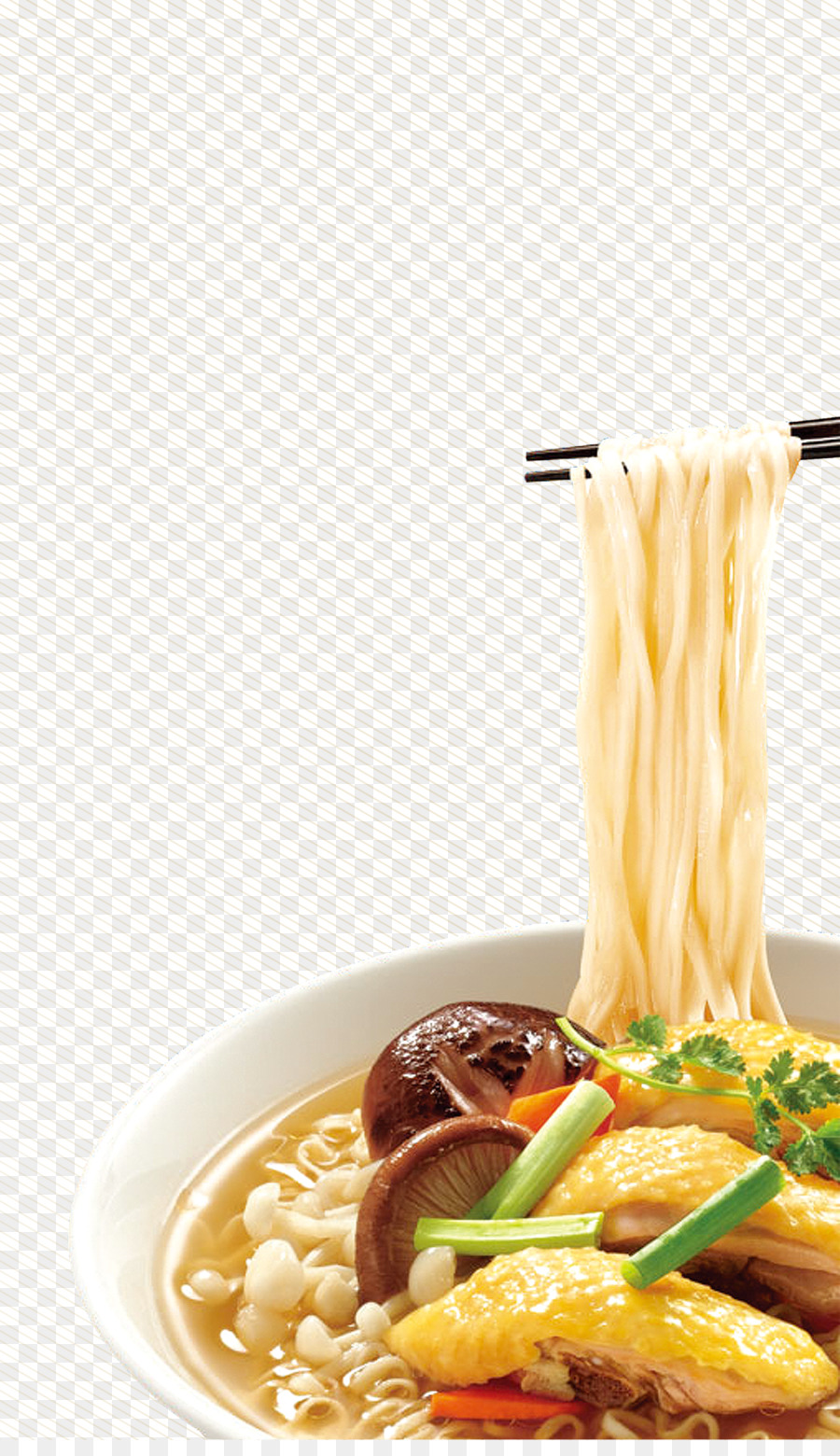 Manzo noodle zuppa di Ramen Zhajiangmian Poster - Alimentazione sana tagliatelle