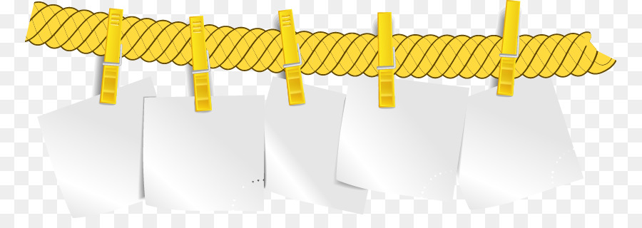 Papier Seil Farbe Gelb - Handbemalte Papier-Muster gelb Seil
