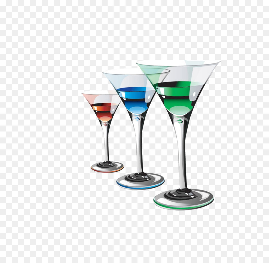 Martini-Cocktail-Glas Trinken - Cocktail