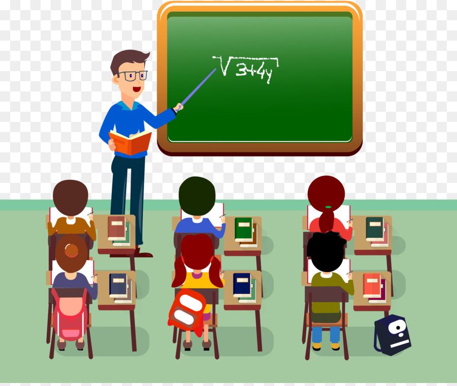 Schüler-Lehrer-Klassenzimmer - Mathematik Lehrer Klasse