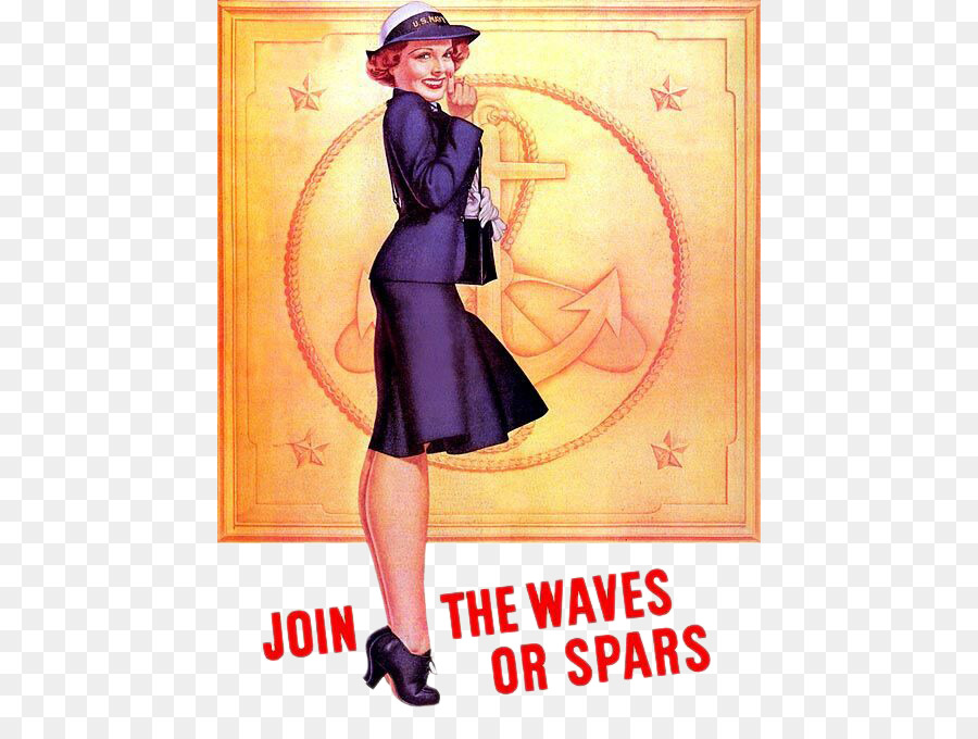 Hải quân hoa Kỳ Thế Chiến thứ Hai SÓNG CỘT - Châu Âu Áp Phích Phụ Nữ