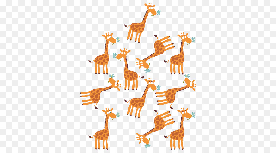 Giraffa Asciugamano Clip art - Carino giraffa piastrelle
