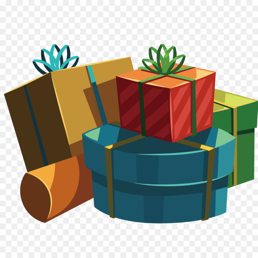 Geschenk Weihnachten - Vektor-Modell box