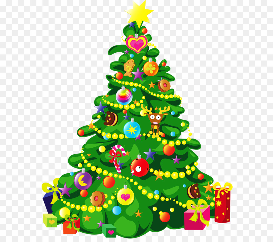 Weihnachten Baum, Cartoon Clip art - Weihnachtsbaum