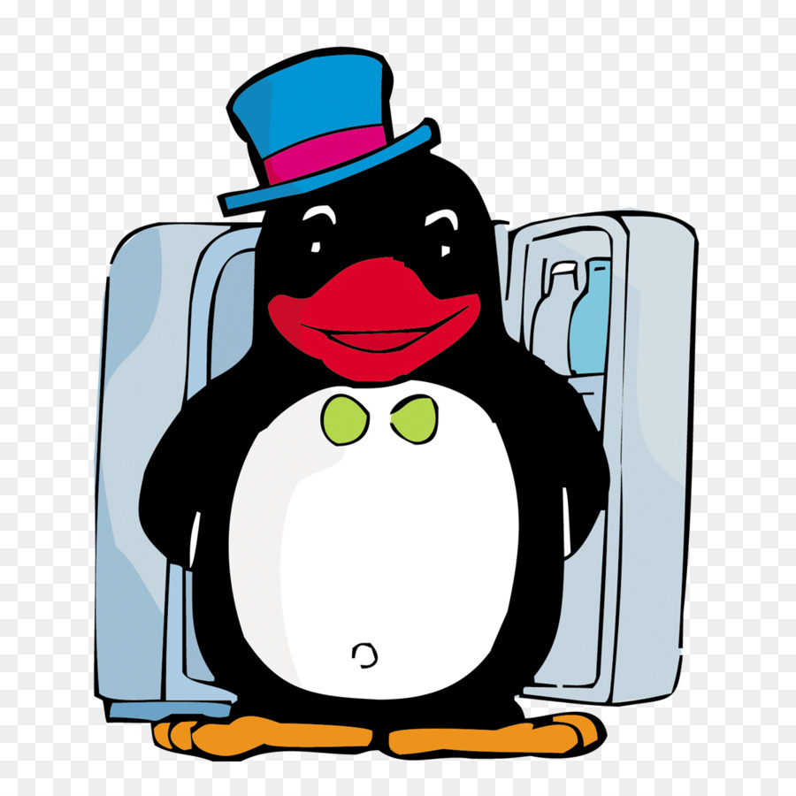 Chim cánh cụt Vẽ Clip nghệ thuật - Tủ lạnh chim cánh cụt