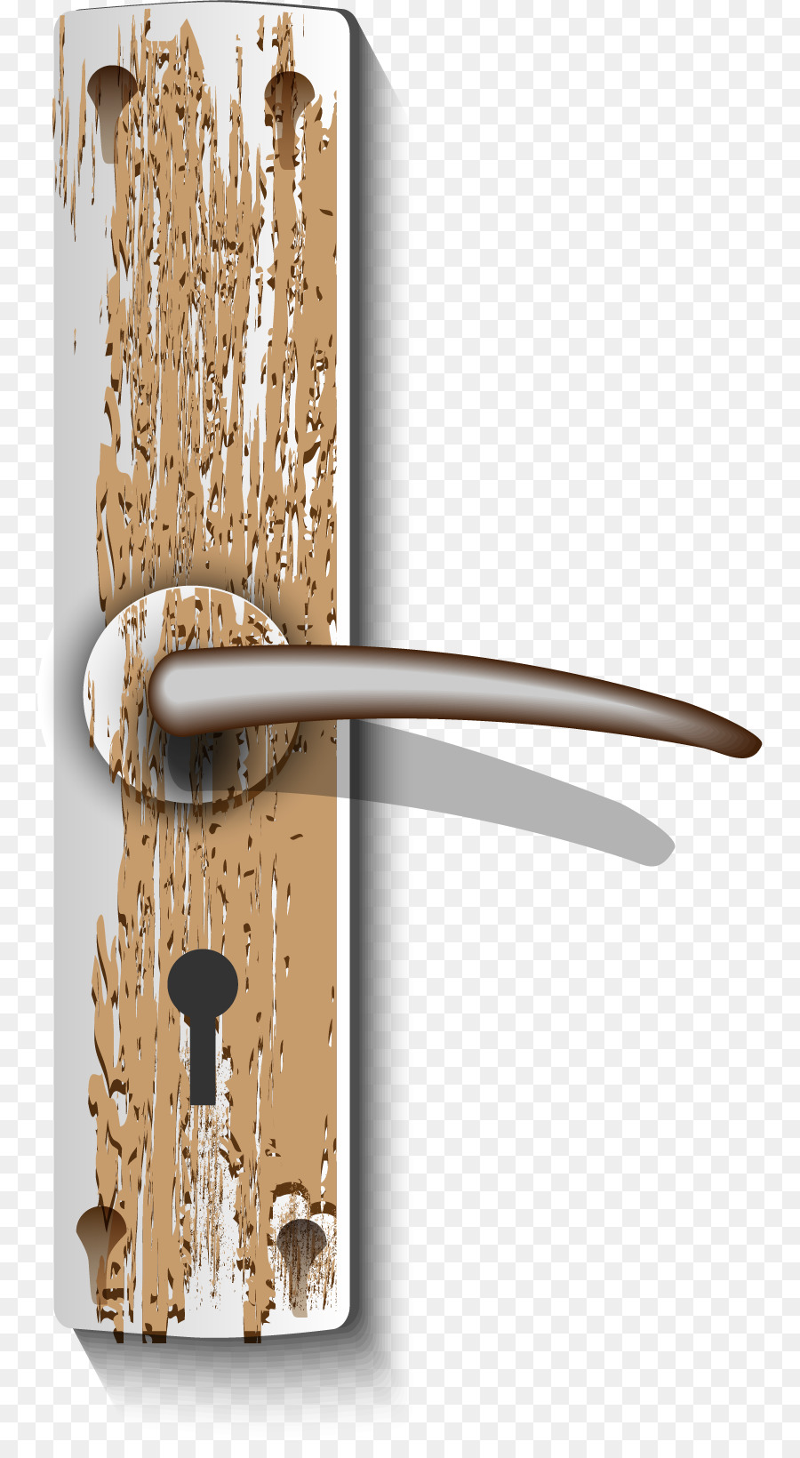 Türschloss Download - Vektor-Hand-bemalten Tür