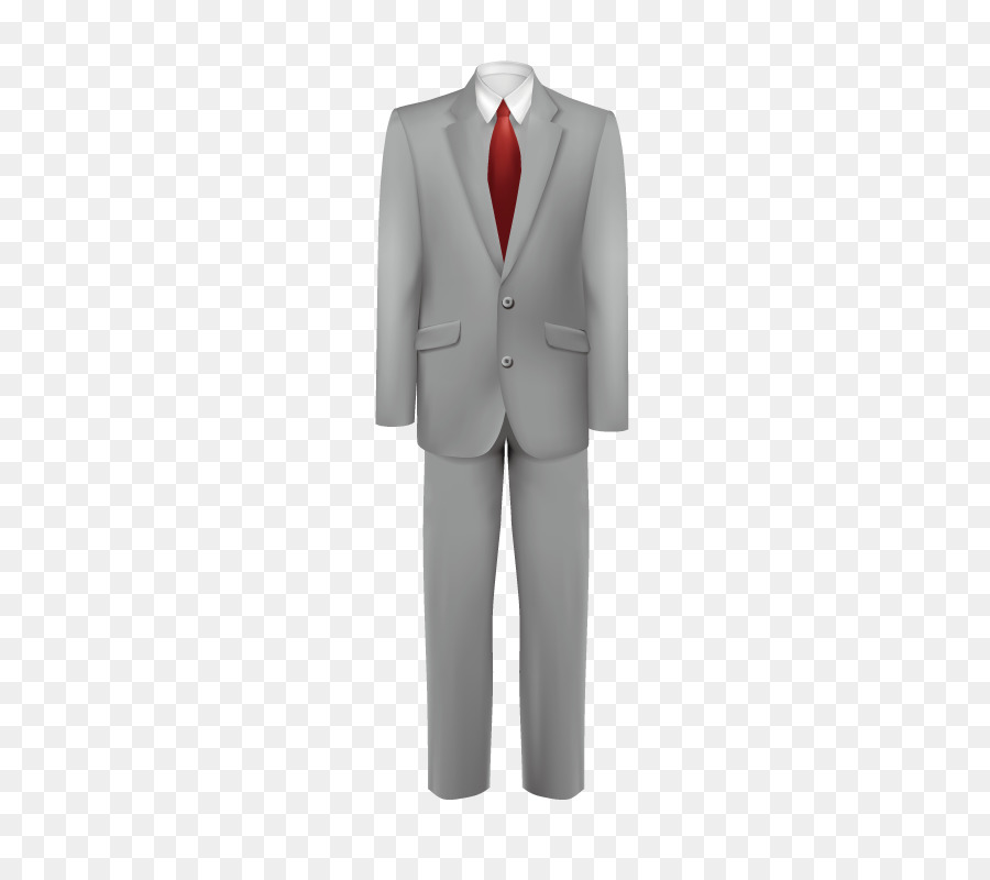 Smoking Anzug Krawatte - grauer Anzug