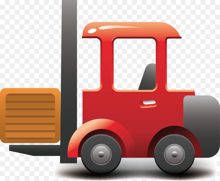 Auto-Automobil-design-Transport - Vektor-Dekorative handbemalte Traktor