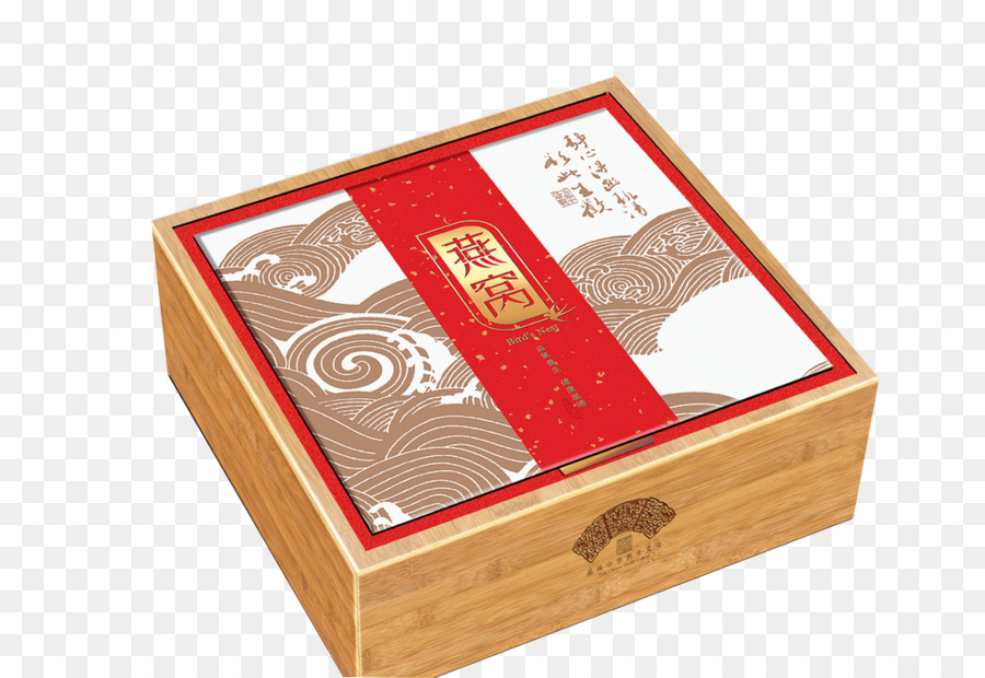 Essbare Vögel nisten Verpackung und Kennzeichnung Box Werbung - Bird 's nest Bambus-box Verpackung design